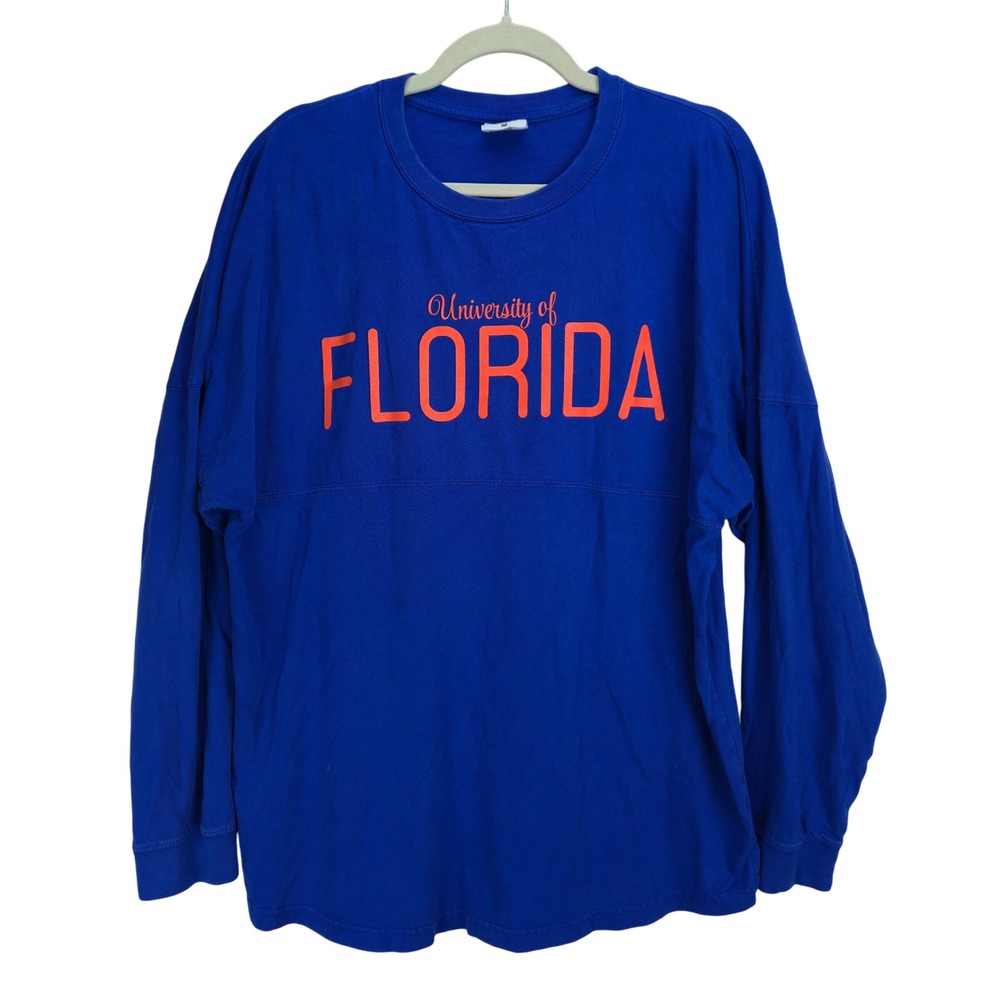 University of Florida Gators Blue Orange Thumb‎ Hole Spirit Jersey Medium Active